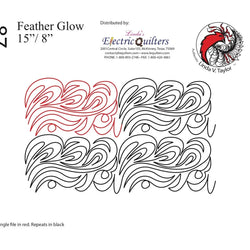 087 Feather Glow Pantograph by Linda V. Taylor