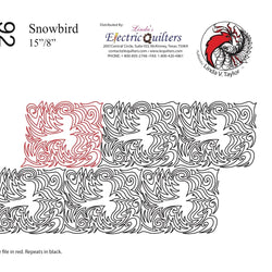 092 Snowbird Pantograph by Linda V. Taylor