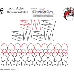098 Toothache/Dimensional Shell Pantograph by Linda V. Taylor