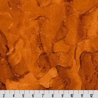 Luxe Cuddle Hide Ginger Fabric per yard