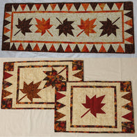 Falling Leaves Table Runner and Placemats Downloadable Pattern