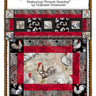 Four O'Clock Placemat and Runner Pattern
