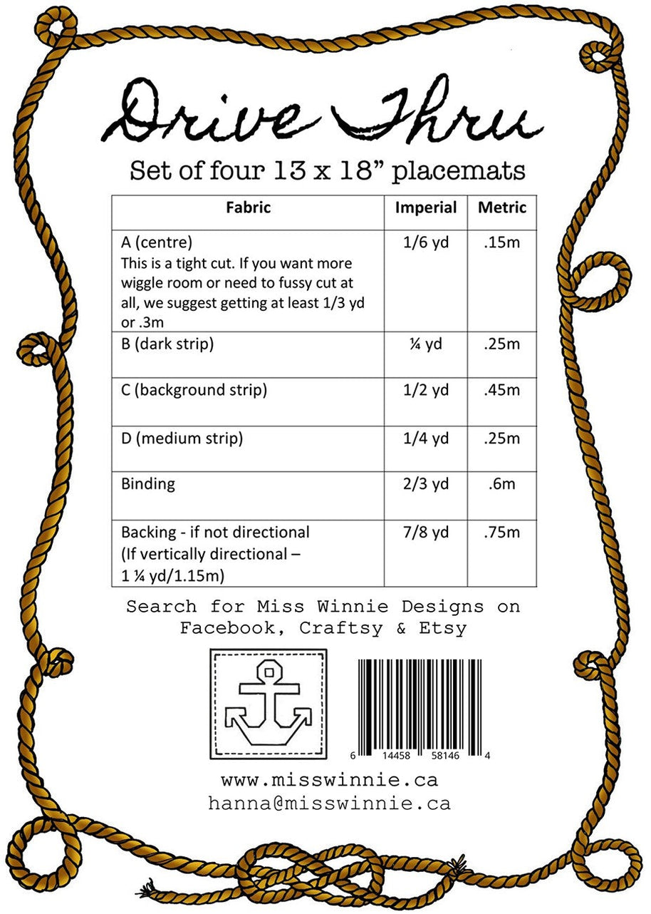 Drive Thru Placemat