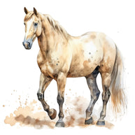 Majestic Horse Fabric Panel 1