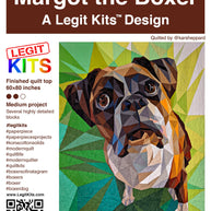 Margot the Boxer Quilt Kit