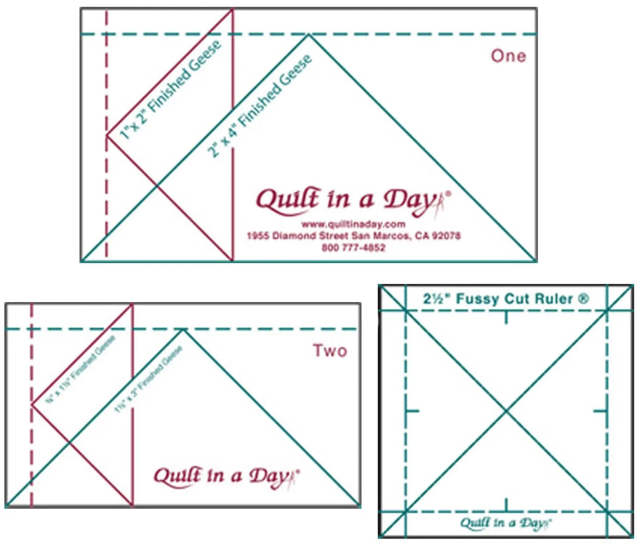 Mini Geese Ruler Set 3pc