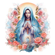 Mother Mary Catholic Fabric Panel 10