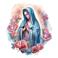 Mother Mary Catholic Fabric Panel 14