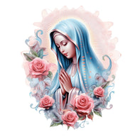 Mother Mary Catholic Fabric Panel 17