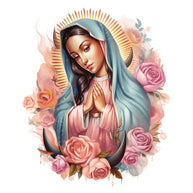 Mother Mary Catholic Fabric Panel 6