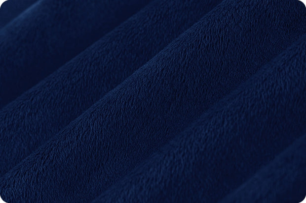 Navy Cuddle 3 58/60" Solid Minky Fabric Per Yard