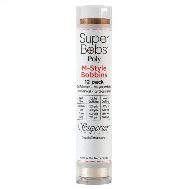 Neutral Super Bobs Poly Multicolor 12pk M-Style