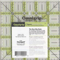 Omnigrid Omnigrip Neon Ruler 5in Square