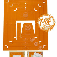 Orange Pop Rulers Rectangle Set
