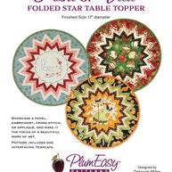 Point of View Folded Star Table Topper Pattern and Interfacing