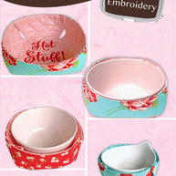 Microwave Bowl Buddies In The Hoop Machine Embroidery