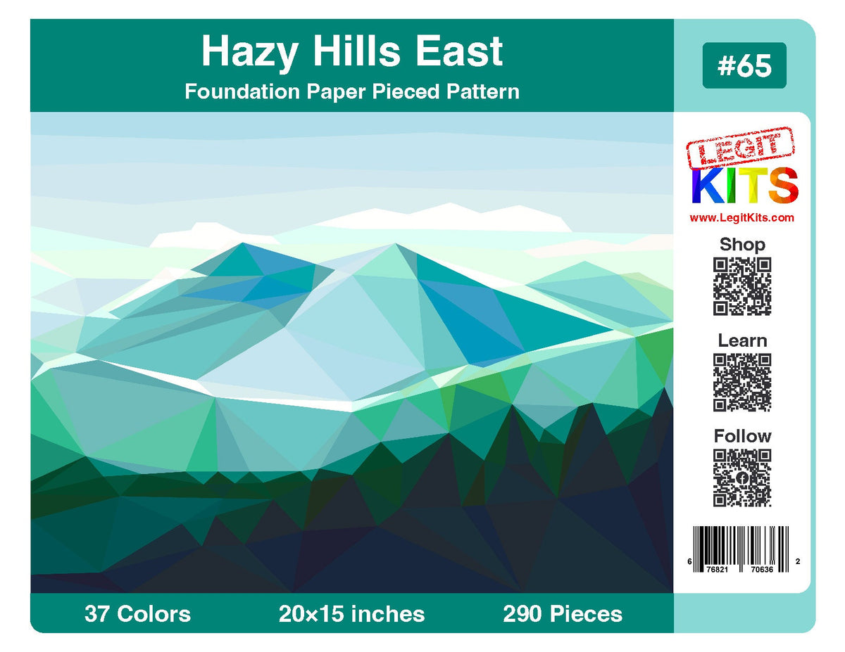 Hazy Hills East Pattern (CONFETTI)