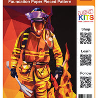 Firefighter Quilt Kit KONA