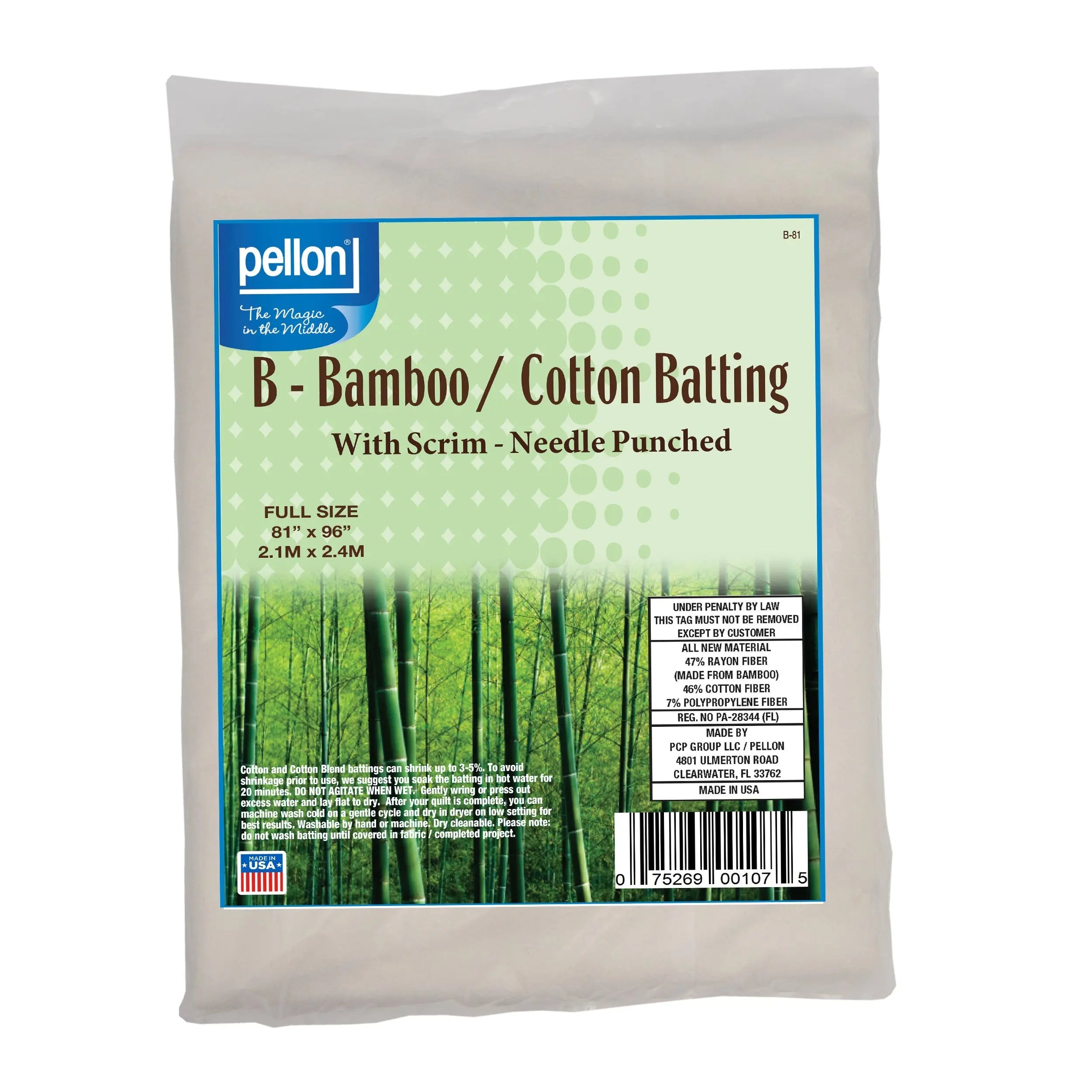 Pellon® Bamboo/Cotton Batting Scrim 81
