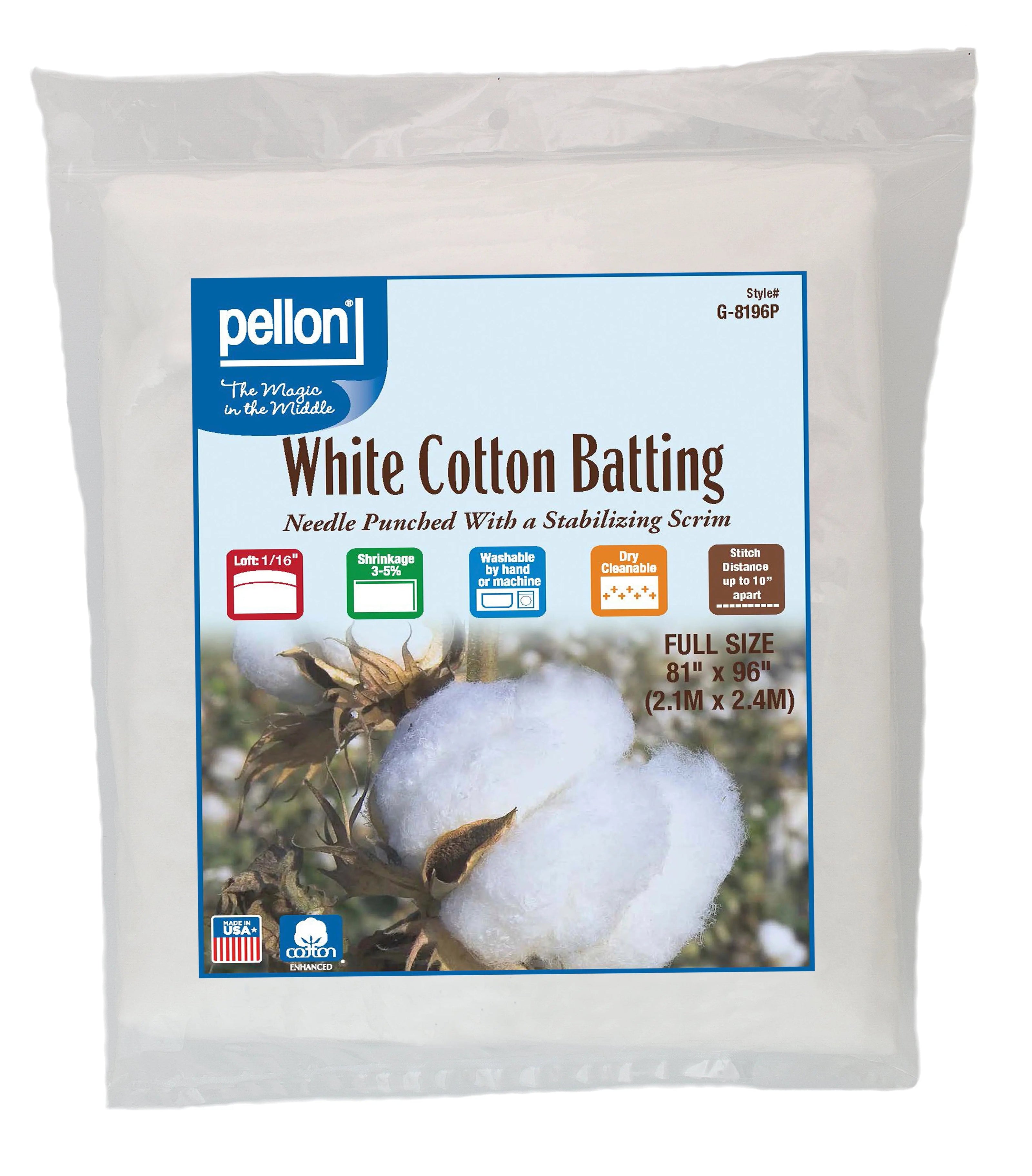 Pellon® White Cotton Batting With Scrim  81