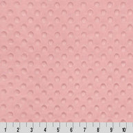 Pink Blush Cuddle Dimple Fabric per yard