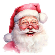 Pink Santa Claus Fabric Panel 14