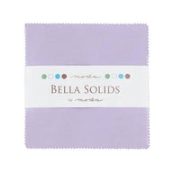 Purple Lilac Bella Solids Charm Pack Precuts