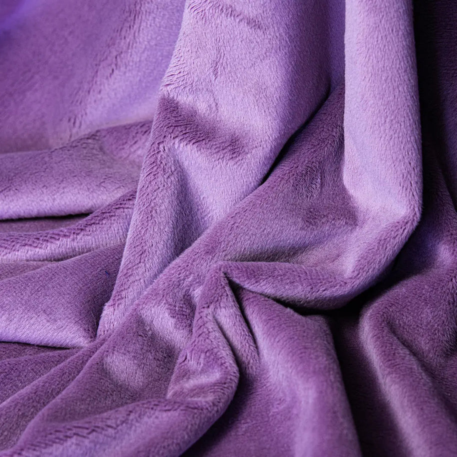 Purple Wineberry Cuddle 3 Extra Wide Solid Fabric per yard