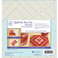Quilt As You Go Placemats (6) - Casablanca