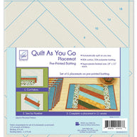 Quilt As You Go Placemats (6) - Jakarta
