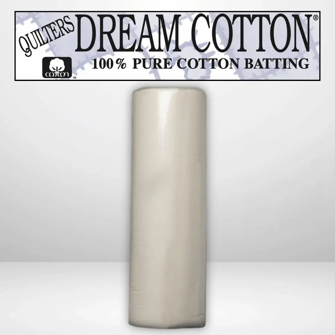 Quilters Dream Deluxe Natural Cotton Batting Throw Roll - 60
