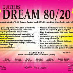 Quilters Dream Natural 80/20 Batting