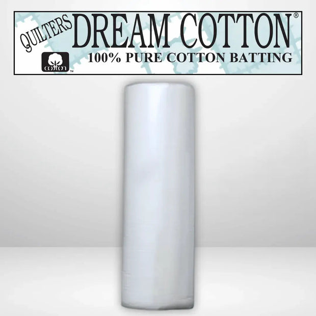 Quilters Dream Request White Cotton Batting King Roll - 120" x 30 yards -- AVAILABLE FOR PRE-ORDER - ROUGHLY 8 WEEKS