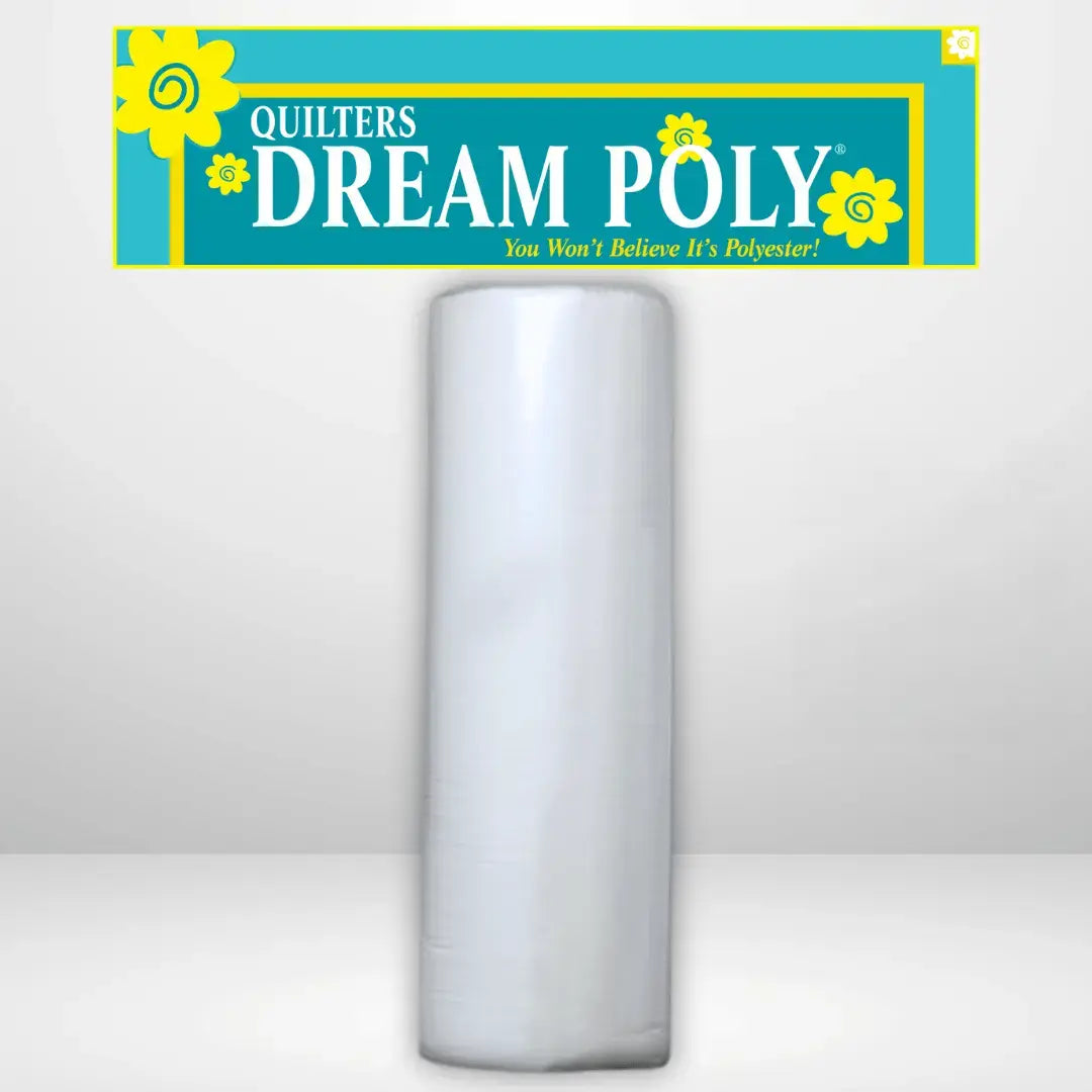 Quilters Dream Request White Poly Batting Throw Roll - 60