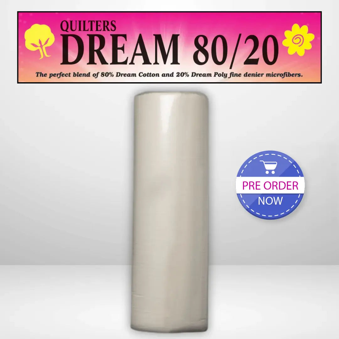 Quilters Dream Select Natural 80/20 Batting Queen Roll - 93
