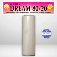 Quilters Dream Select Natural 80/20 Batting Throw Roll - 60