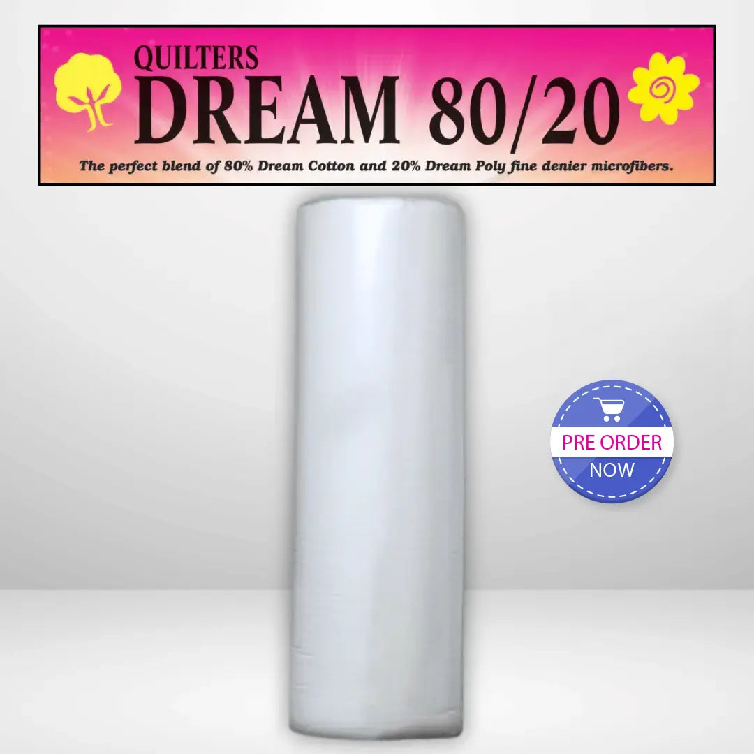 Quilters Dream Select White 80/20 Batting Queen Roll - 93