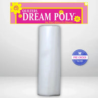 Quilters Dream Select White Poly Batting Queen Roll - 93