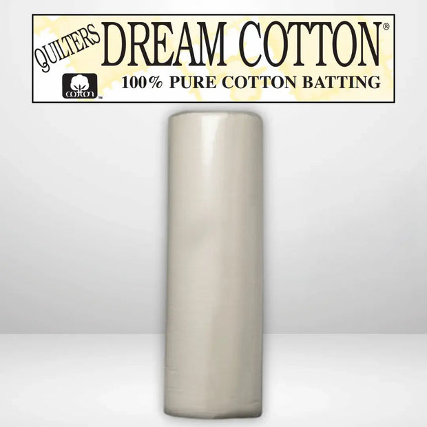 Quilters Dream Supreme Natural Cotton Batting Queen Roll - 93" x 30 yards -- AVAILABLE FOR PRE-ORDER - ROUGHLY 8 WEEKS