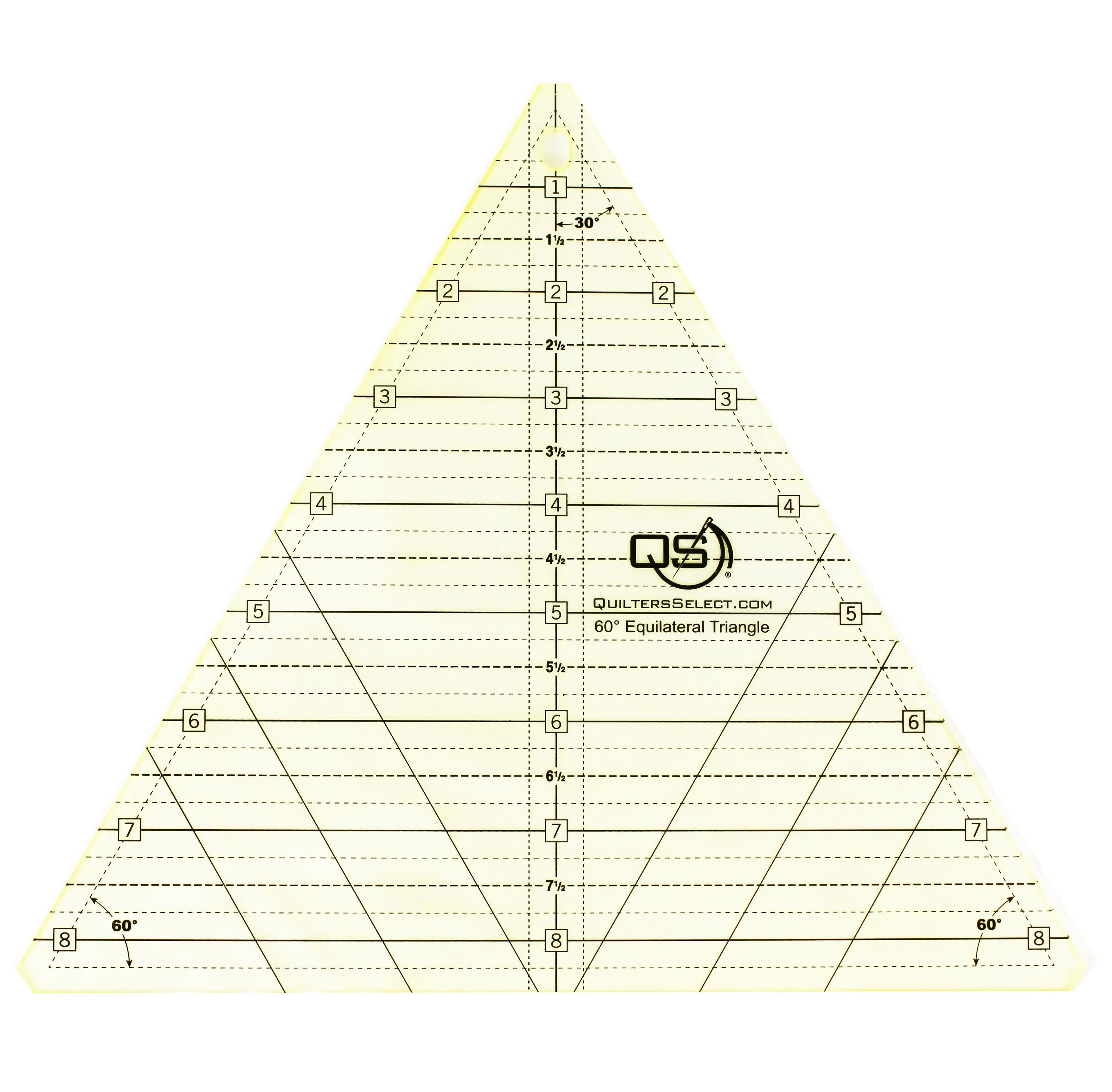 Quilters Select 60 DEGREE TRIANGLE 8.5