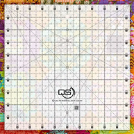 Quilters Select Non-Slip Crystal Clear Ruler 10