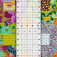 Quilters Select Non-Slip Crystal Clear Ruler 4.5