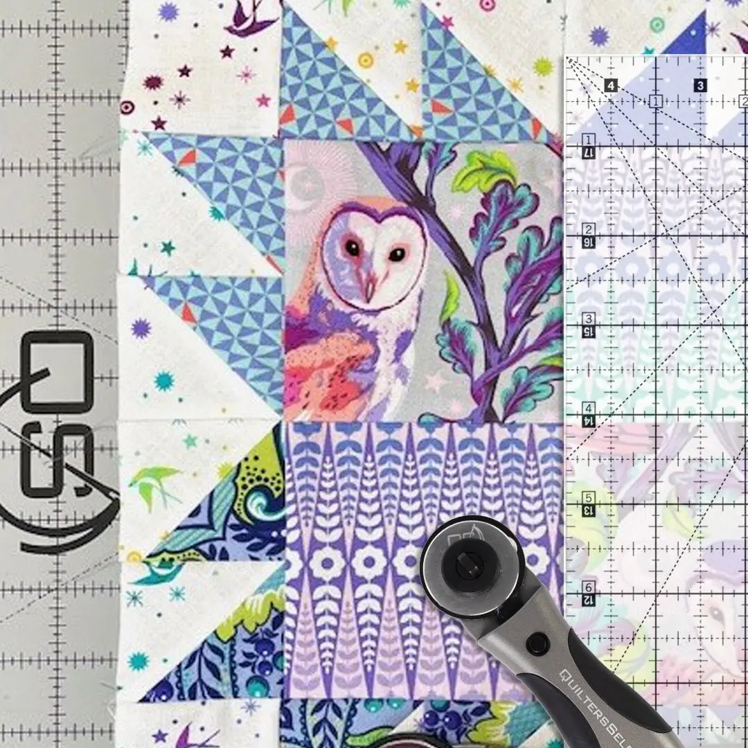 Quilters Select Non-Slip Crystal Clear Ruler 4.5