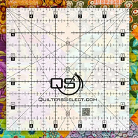 Quilters Select Non-Slip Crystal Clear Ruler 5