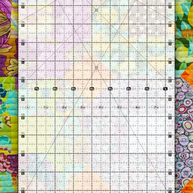 Quilters Select Non-Slip Crystal Clear Ruler 8.5