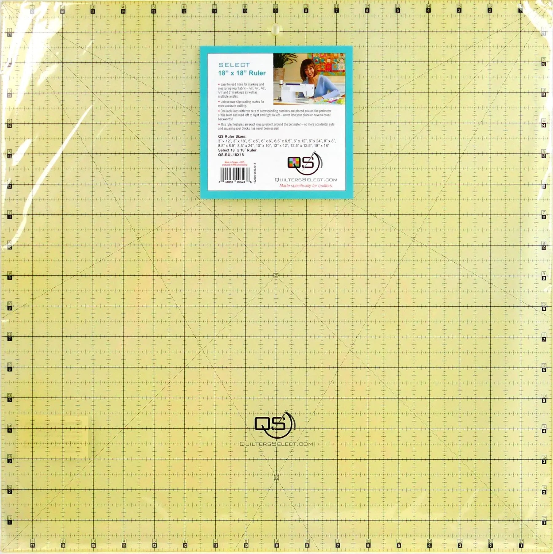 Quilters Select Non-Slip Ruler 18