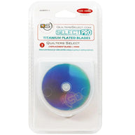 Quilters Select PRO Titanium 45mm Rotary Blade Replacements (3 pk)
