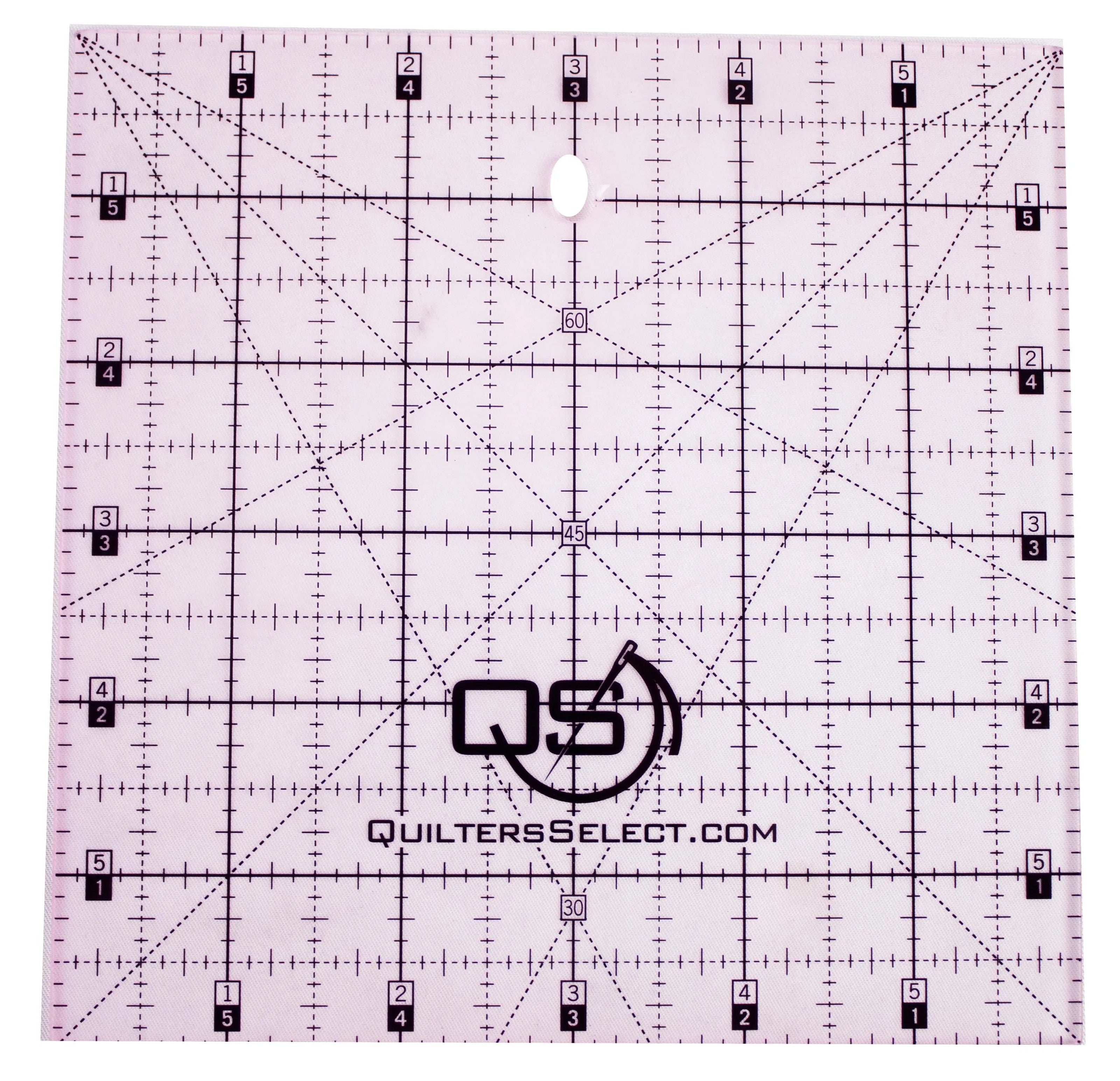 Quilters Select Pink Non-Slip Ruler 6