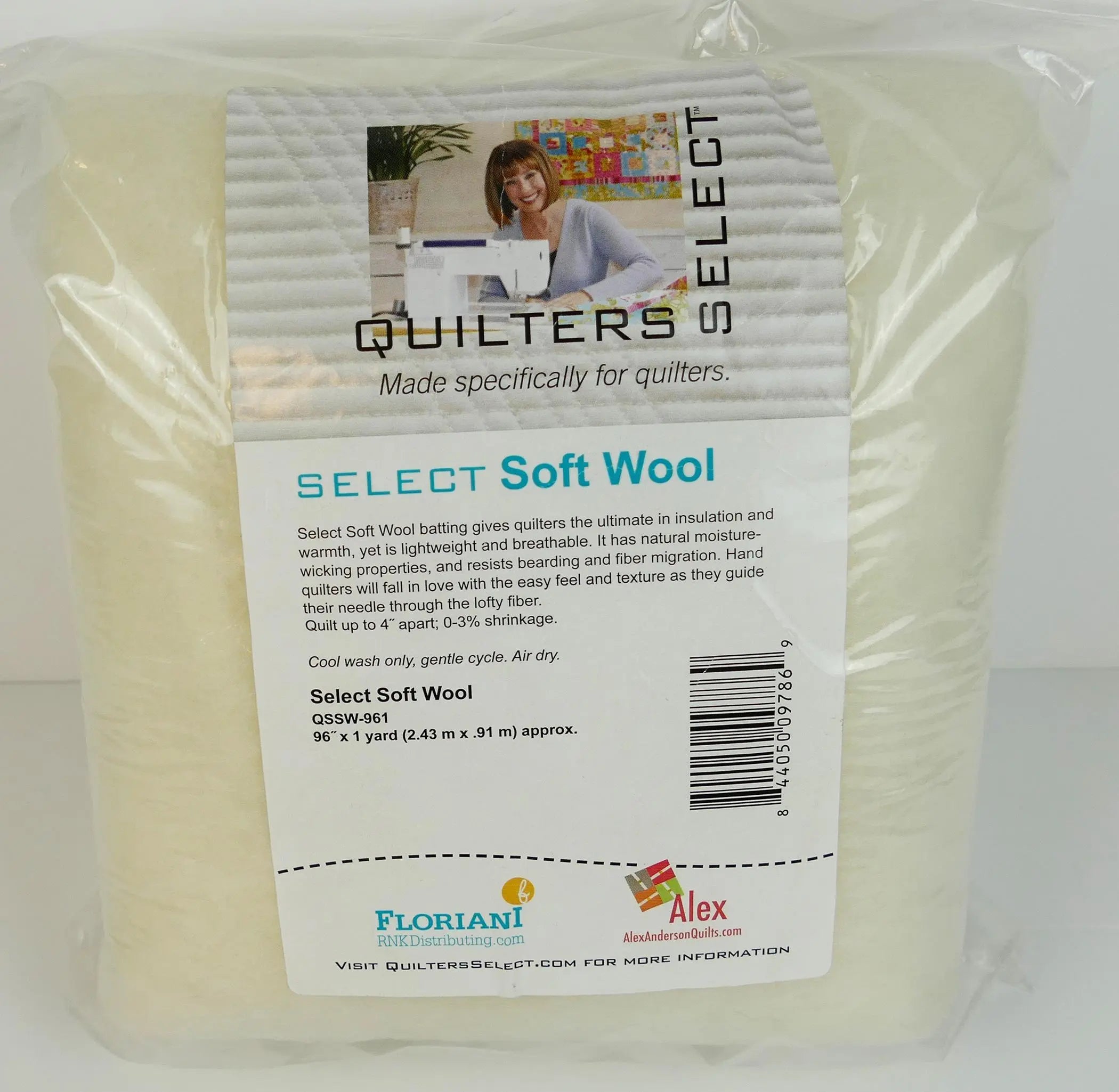 Quilters Select Soft Wool Batting 96