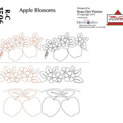 1506 Apple Blossoms Pantograph by Rose-Clair Fletcher